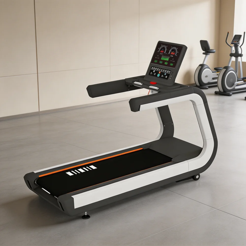 Commercial Gym & Home Use Electric Treadmill with LED Control Screen 2HP Motor for Cardio Exercisepromote sales