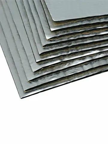 5/10 Sheets Car Sound Deadener Heat Insulation Mat for Auto Van Sound Proofing Deadening Insulation Mat Car Hood Noise Insulator