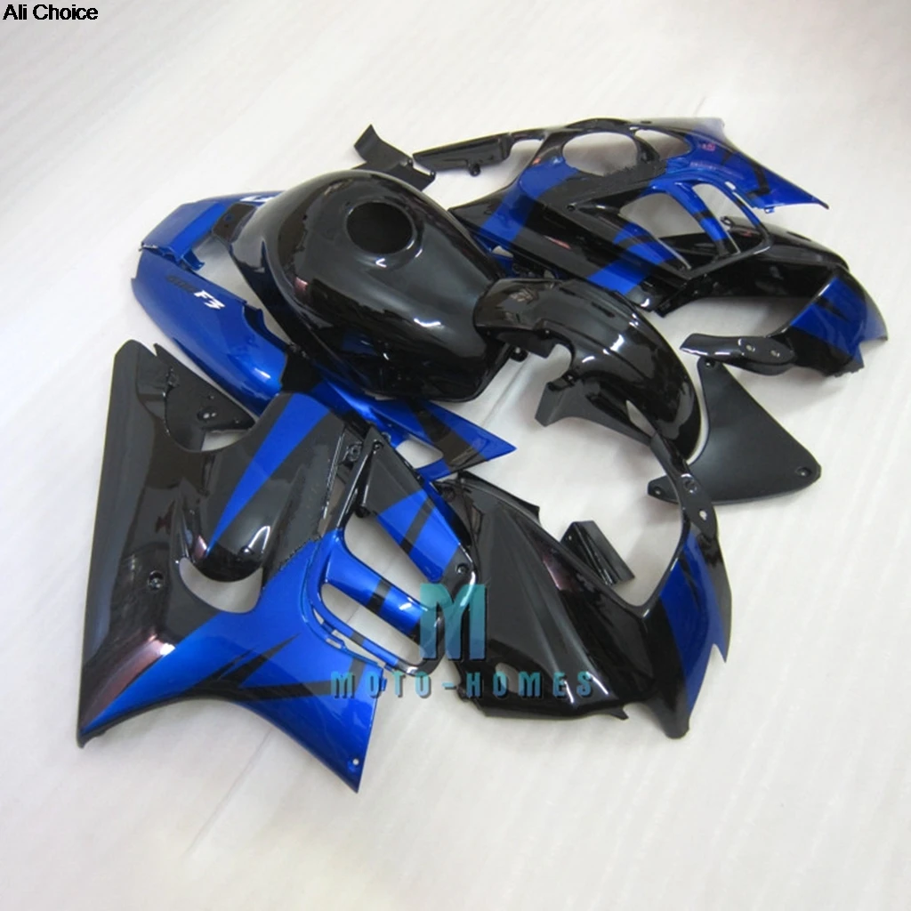 

Настраиваемые комплекты обтекателей для велосипеда Honda CBR600 95 96 CBR 600 F3 1995 1996, синий, черный