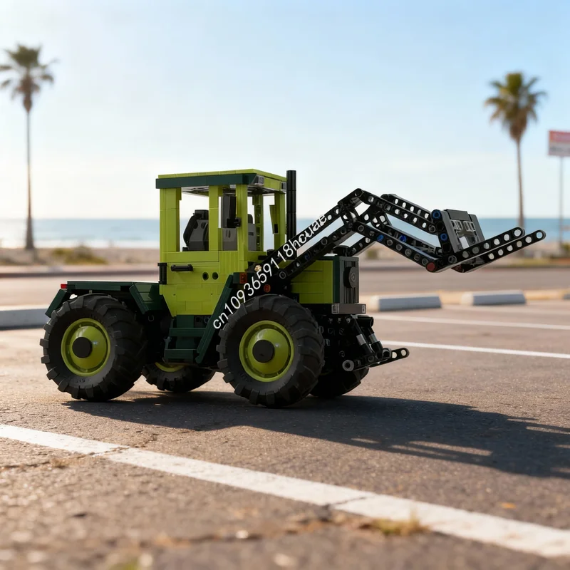 

1097pcs MOC Technical MB Trac Front Loader RC Model Building Blocks Construction Toys Education Idea Christmas Gifts Brick