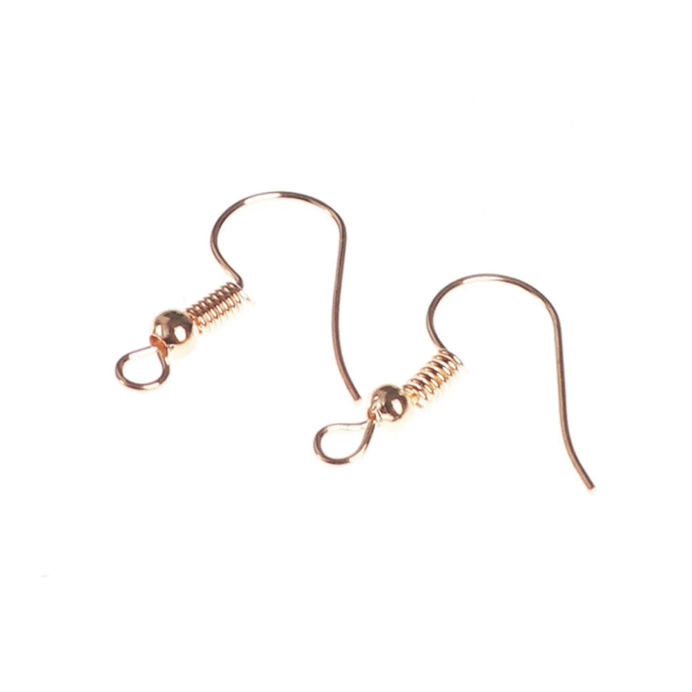 

120 Pcs Copper Earring Hook Handmade DIY Jewelry Accessories Hypoallergenic Earrings Manual