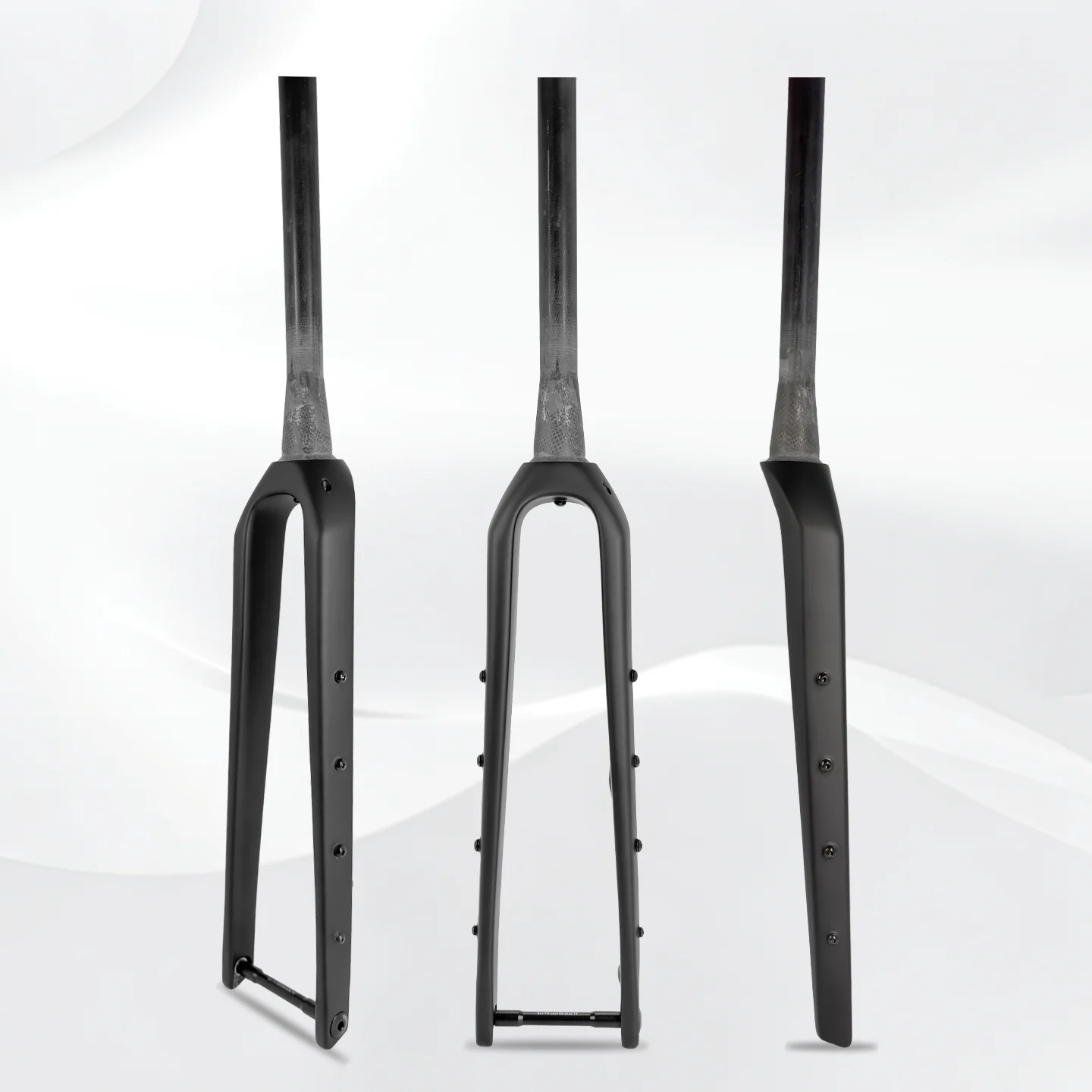 

Карбоновая вилка GVF26 для гравийных велосипедов, 160/180 мм, дисковый тормоз, AtoC 420 мм, под шины до 700x50C, ось 100*12, полностью внутренняя проводка тросов, смещение 50 мм