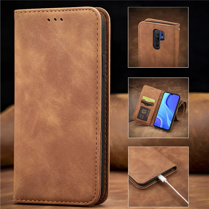 

High Quality Flip Case For Xiaomi Redmi Note 11 10 10S 10C 10A 9T 9A 9C NFC 7A 9S Note 9 7 8 8T 10 Pro 11S Leather Wallet Cover