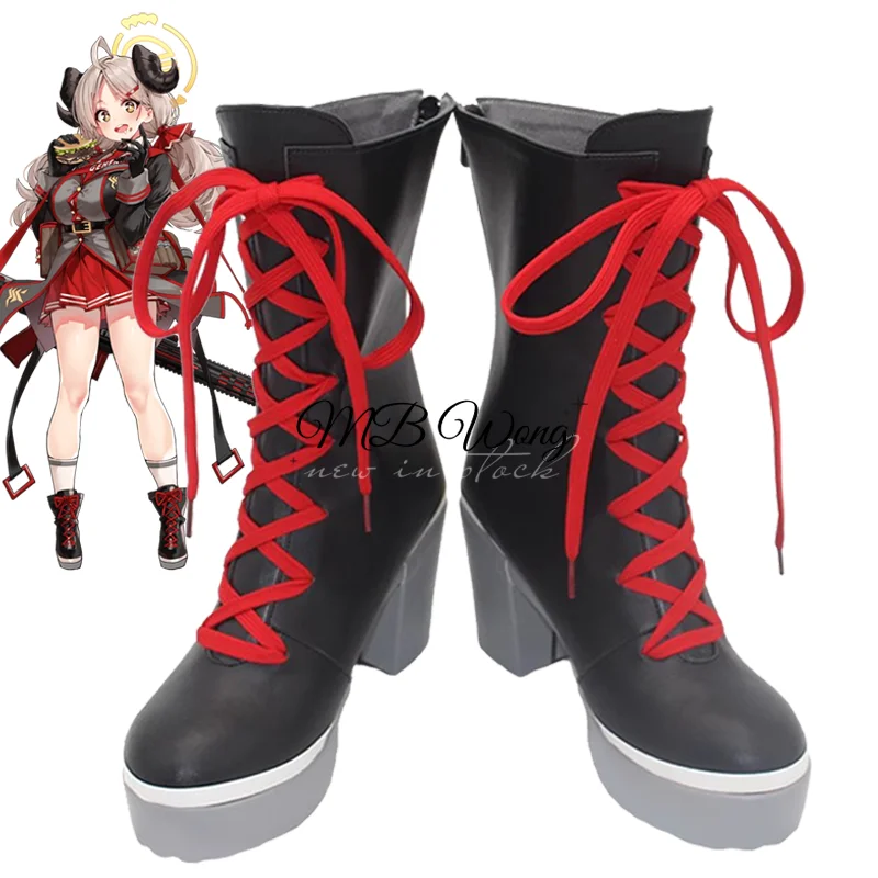 

Game Blue Archive Shishidou Izumi Cosplay Shoes Boots Halo Role Play Halloween Carnival Christmas Party Outfit Prop Custom Made