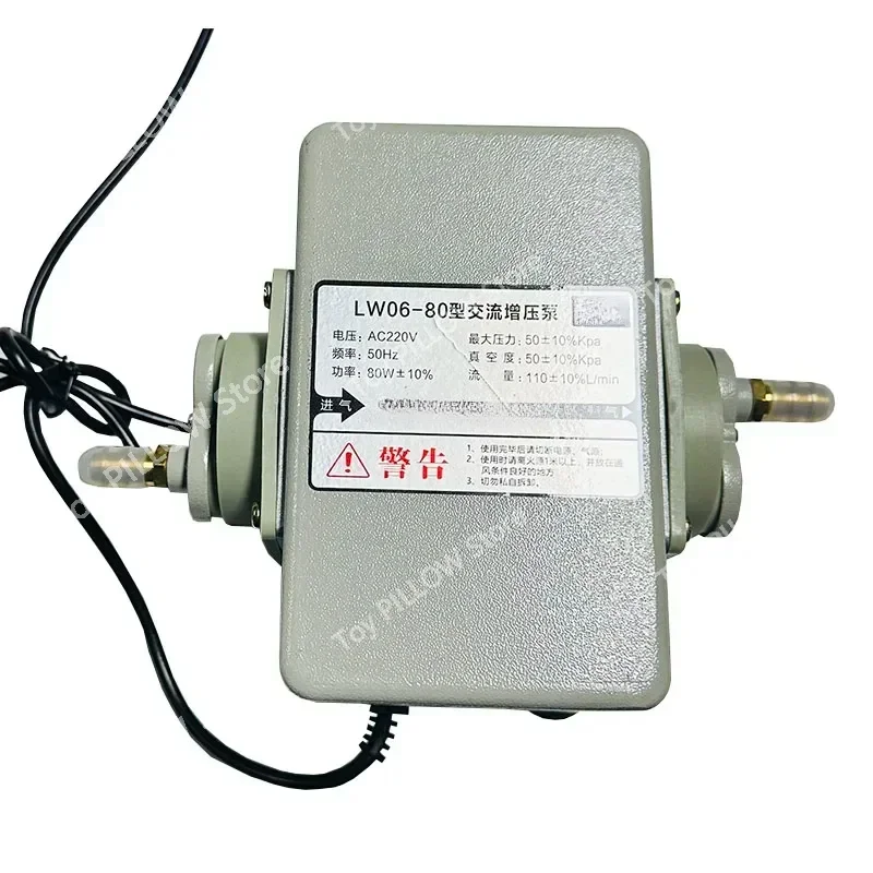 LW06-80w Commercial Biogas Booster Pump Metal Shell Natural Gas Pump Restaurant Pipeline Gas Booster 110L/min 50Kpa