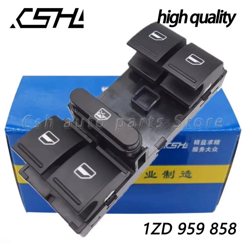 

1ZD959858 CAR Electric Power Master Window Switch Button For SKODA FABIA VW OCTAVIA mk2 replace 1Z0959858 1Z0 959 858