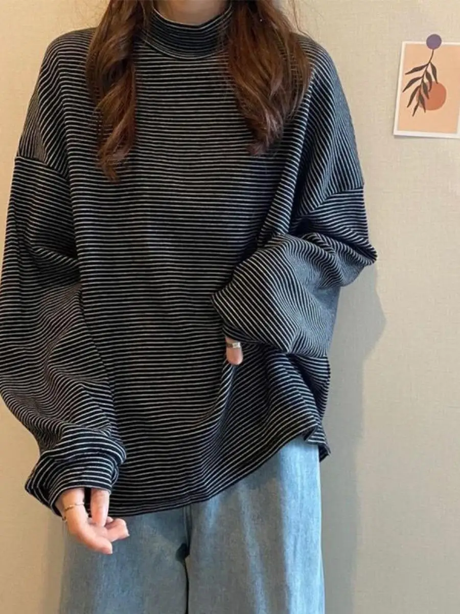 thiened-fce-long-sve-t-irt-women's-autumn-winter-faionable-versatile-f-high-collar-ket-handkerchief-dervo