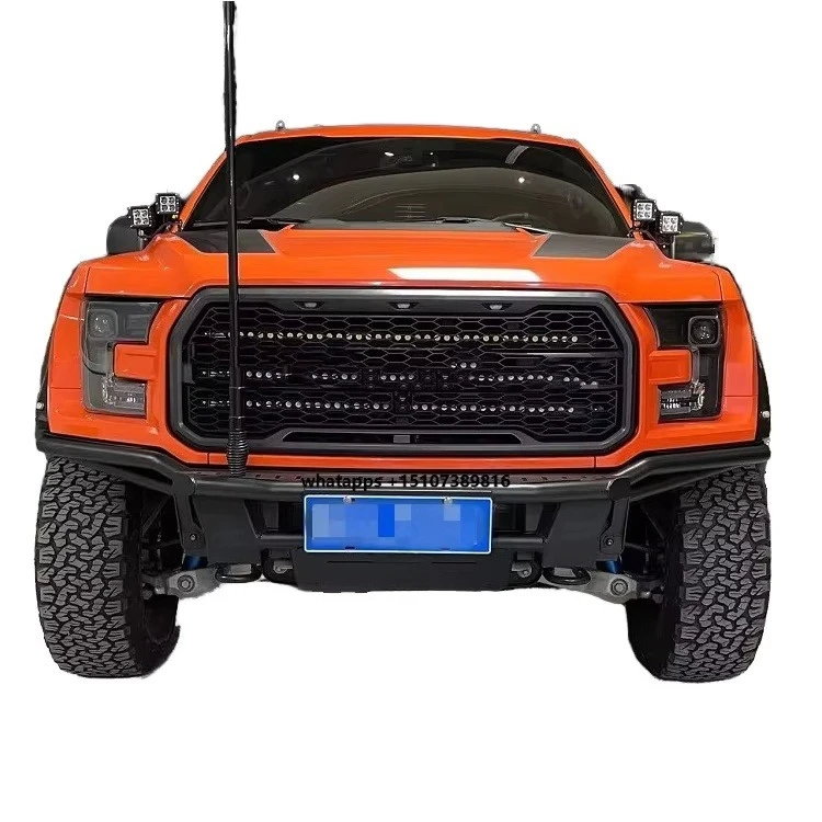 

New 15-20 F150 Raptor Pickup Truck Modification Modified Front Bumper Tube Front Guard Front Bumper