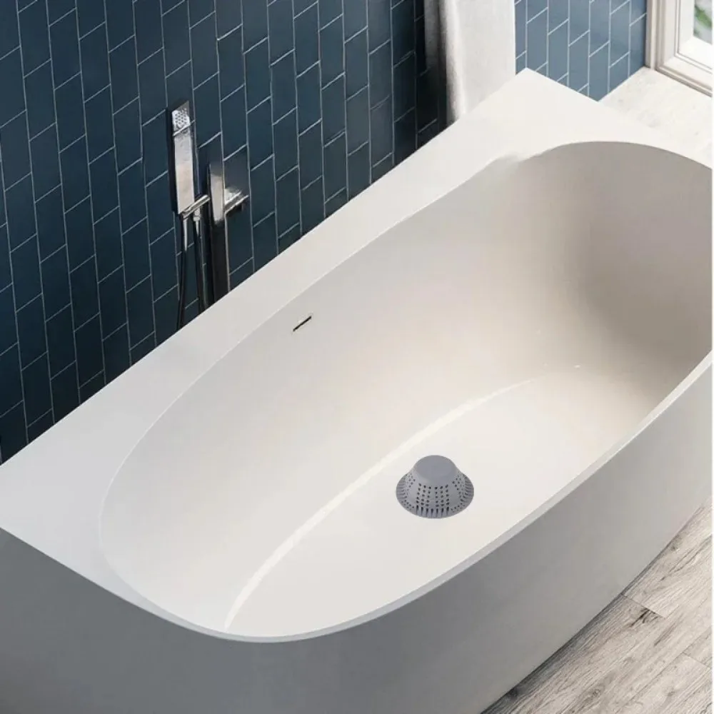Silicone Bathtub Filter Plug Anti-blocking Hair Clean Up Sewer Outfall Drain Filter Drainage Protector Collapsible
