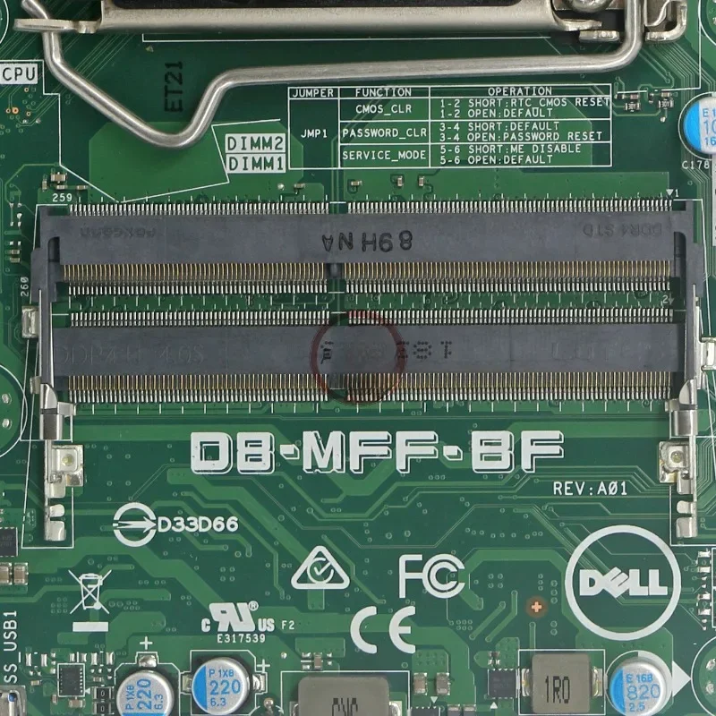 OptiPlex 3050 Micro MFF mini main board D8-MFF-BF JP3NX