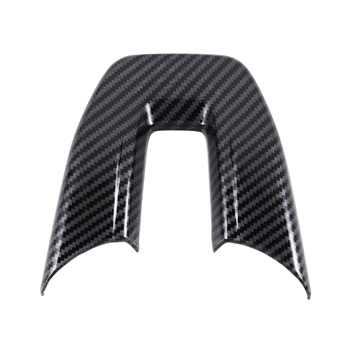 Car Carbon Fiber V Style Steering Wheel Panel Cover Trim Decoration Frame Sticker for Honda Vezel HR-V HRV 2021 2022