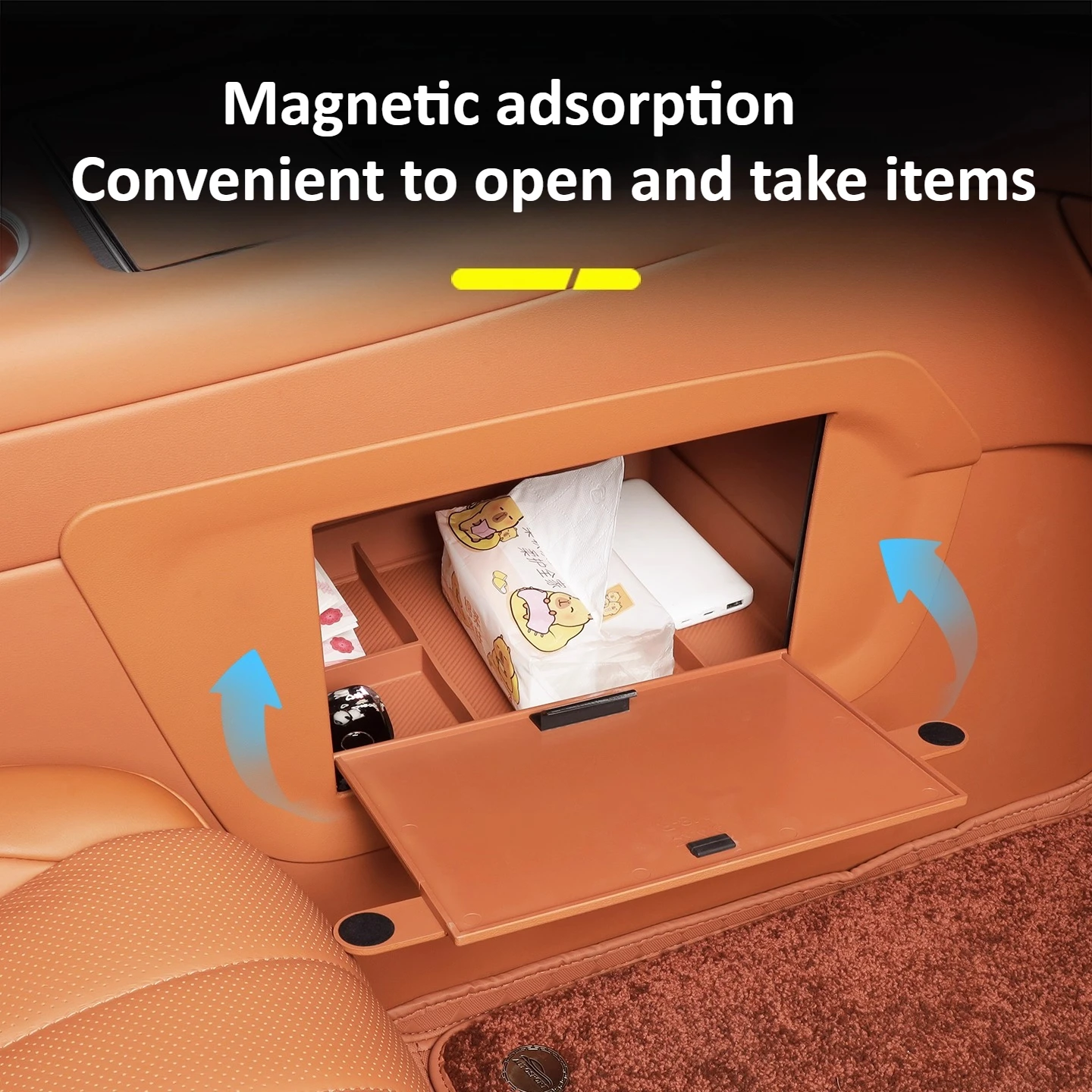 For AITO M8/M7 Privacy storage protection panel under the central control storage partition durable interior accessories