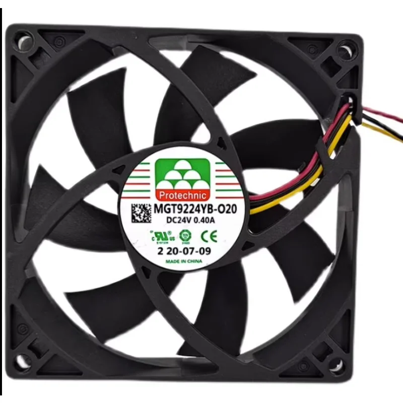 

Magic MGT9224YB-O20 DC 24 В 0,4 А 92x90x20 мм 3-проводной охлаждающий вентилятор для сервера