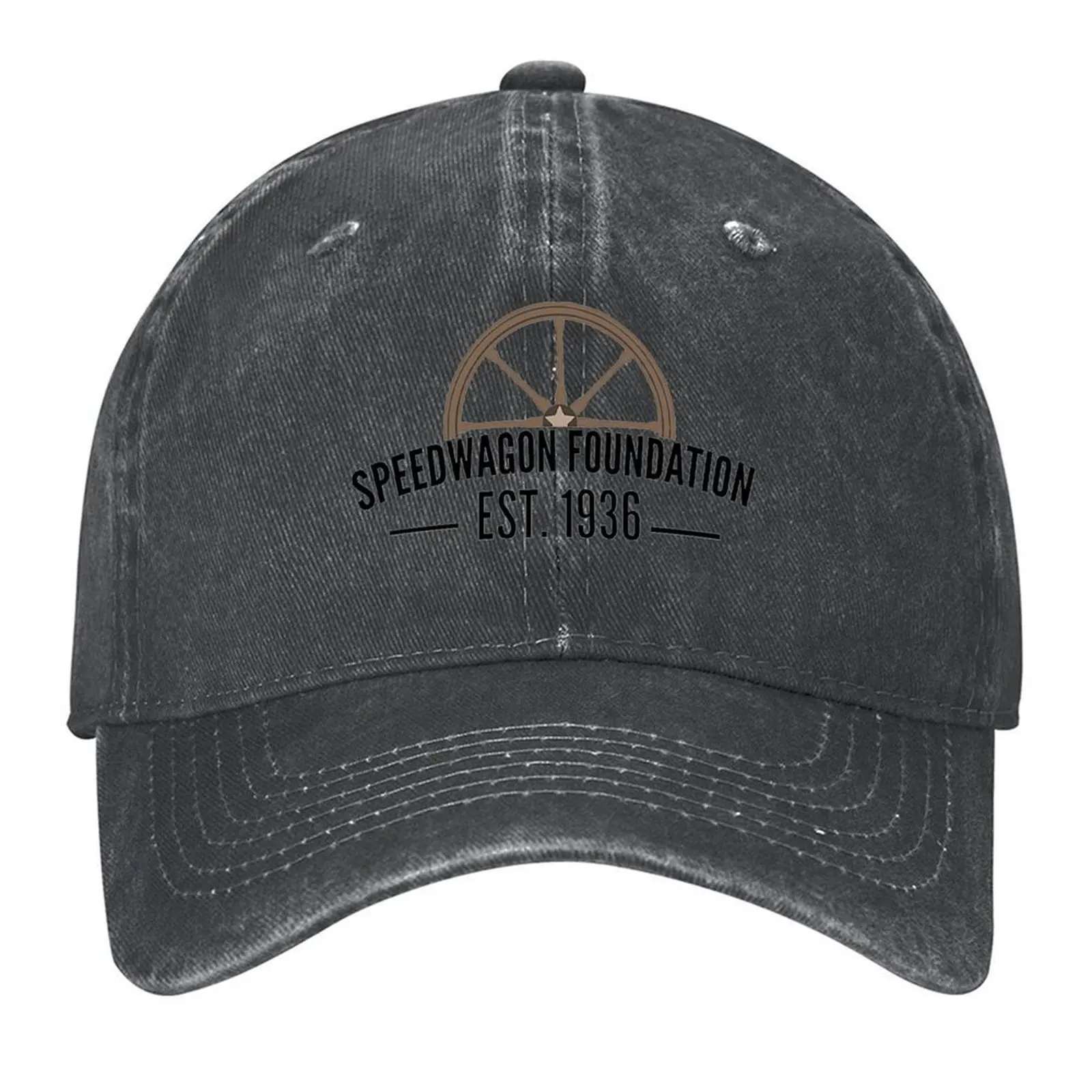 Gorra de béisbol SPW_Speed Wagon Faundation, sombrero occidental de Golf, gorra de lujo de Anime para mujer, béisbol para hombre y mujer