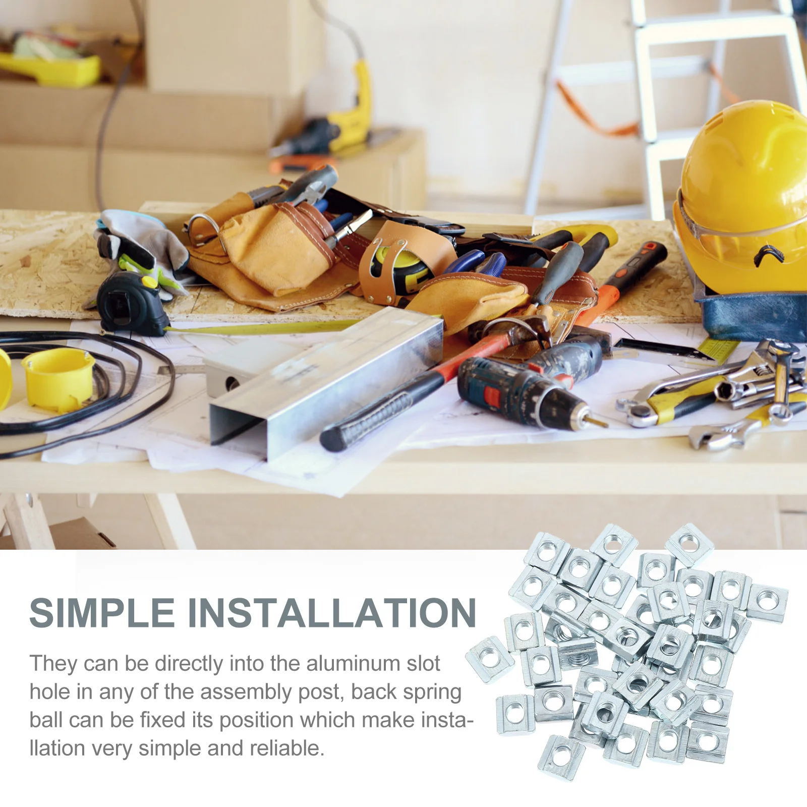 

40 pcs Sliding Slot Nuts Carbon Steel T-Nut For Aluminum Profile 3D Printer Cnc Router Robotics T Slot Nut Hardware Fasteners