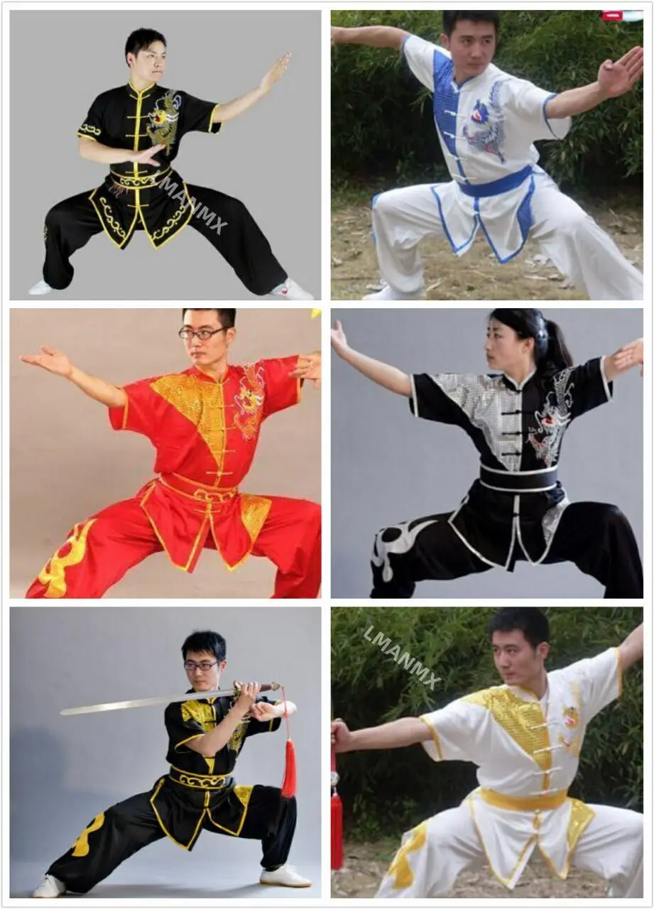 

Новая вышитая одежда для боевых искусств, тренировочная одежда, одежда для выступлений для взрослых и детей