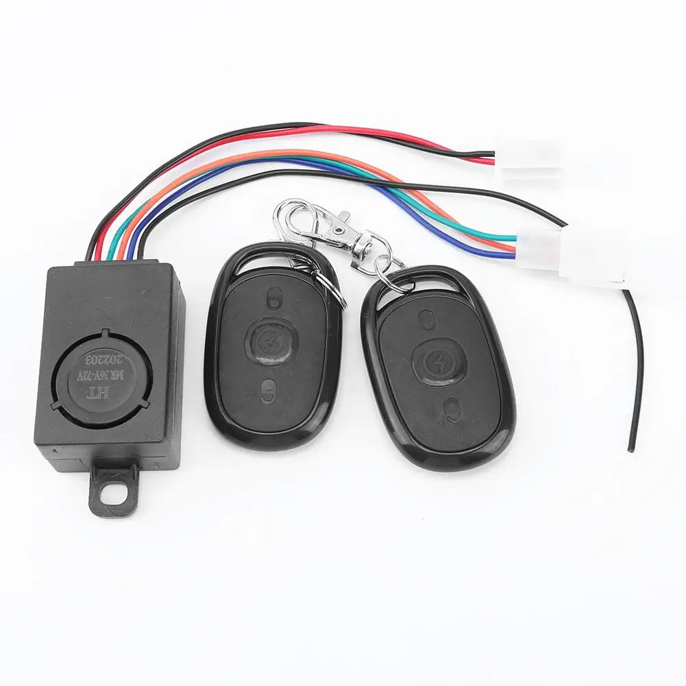 36-72V Electric Scooter Bicycle Detector Alarm Anti-theft Anti Lost Device125dB  E-bike vehicles Remote Control Alarm