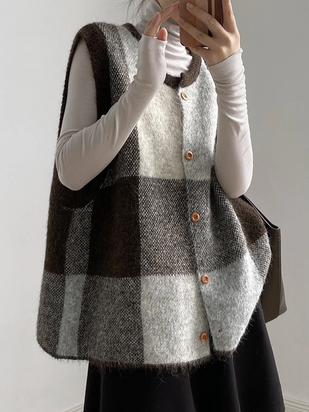 

Vests Waistcoats Thin Womens Crop Tops For Woman Spring Suede Foldable Drawstring Waistcoat Artistic Delicate Cleanfit All-Match