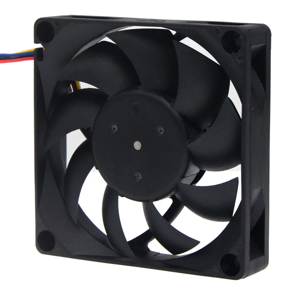FA07015E12BMC  New For coolermaster 70mm pwm fan DC 12V 0.70A 7CM 70X15mm 7015 4 wires CPU cooling fan