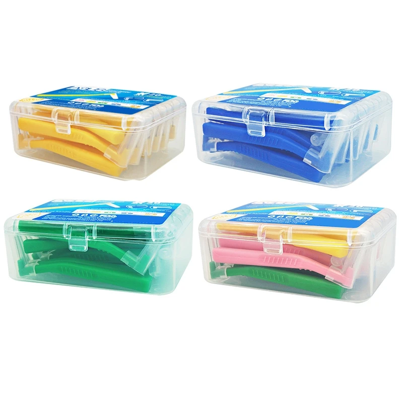 ASUS L Shape Push-Pull Interdental Brush 20Pcs/Box Oral Care Teeth Whitening  Tooth Pick Tooth Orthodontic Toothpick Tooth