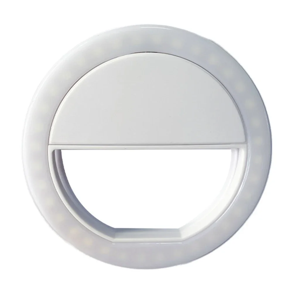 Enhance Beauty With Portable LED Self Timer Ring Light Bright Skin Three Stage Brightness Adjustment Easy To Use