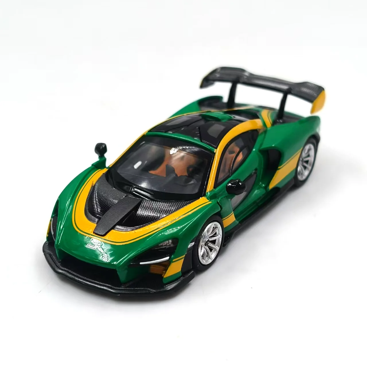 ダイキャスト-1-64-スケール-マクラーレン-セナ-合金製カーモデル-コレクタブル-おもちゃ-ギフト-記念品-ディスプレイ装飾品