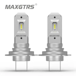 2x H7 LED Lights 1:1 Mini Size Head Lamp Wireless 16000LM CSP LED Chips H7 Car LED Headlight Bulb 6500K White 12V No Fan