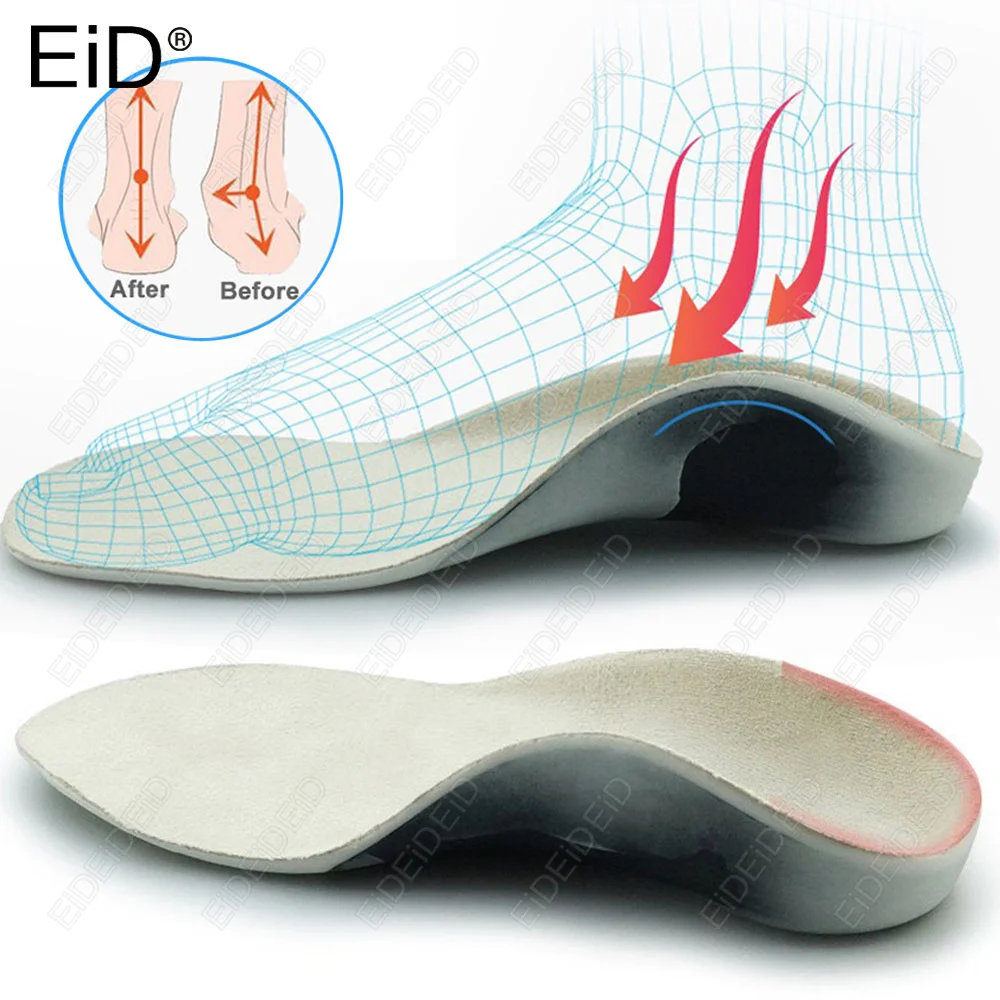 

3D Orthotic Insoles flat feet for kids Children and Adults Arch Support insole for X Legs Orthotic Shoe Heel Pad Inserts