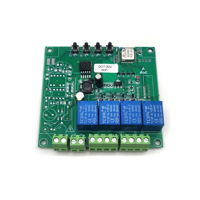 eWeLink 4 Channels WiFi Remote Relay Module DC7-30V Mobile App Controlled Smart Switch With Shell+433M