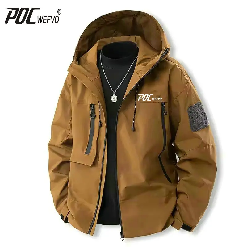 

POCWEFVD Windproof Jacket MTB Windbreaker Unisex Outdoor Sports Riding Raincoat Mountain Bike Cycling Clothing Man Fahrrad Jacke