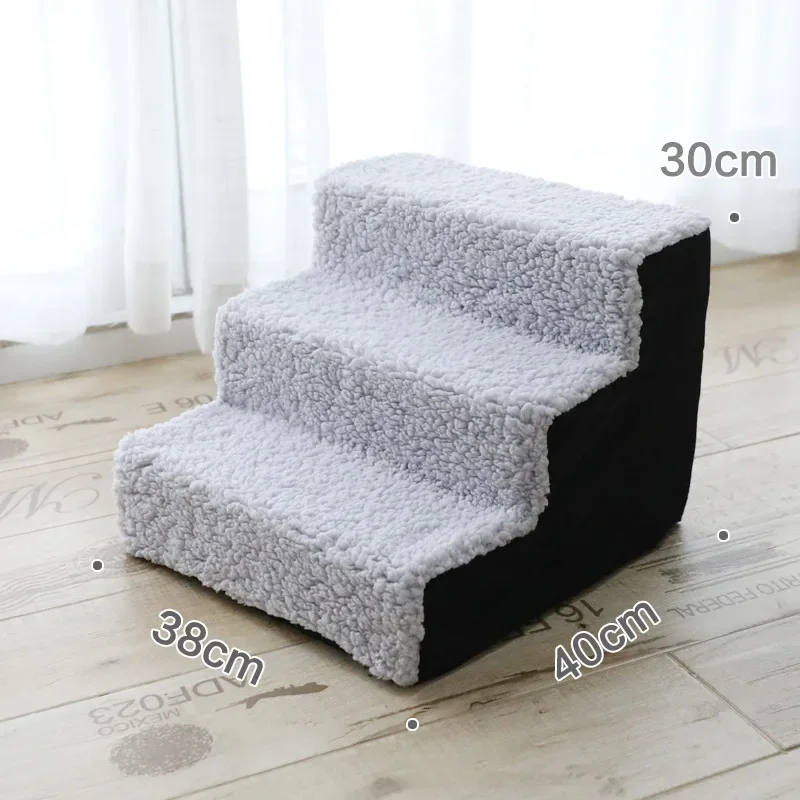 Imagem -02 - Filhotes Escadaria Escadas para Cães Pequenos Cat Puppy Whelping Ramp Passos Escada Pet Supplies Acessórios Dropshipping