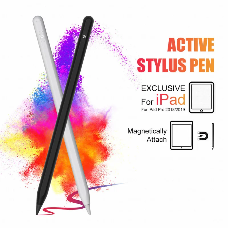 Active Stylus Pencil For Apple Ipad Pro 11 12.9 2022 2021 Mini Air Touch With Palm Rejection Magnetic Adsorption Tablet  Pen