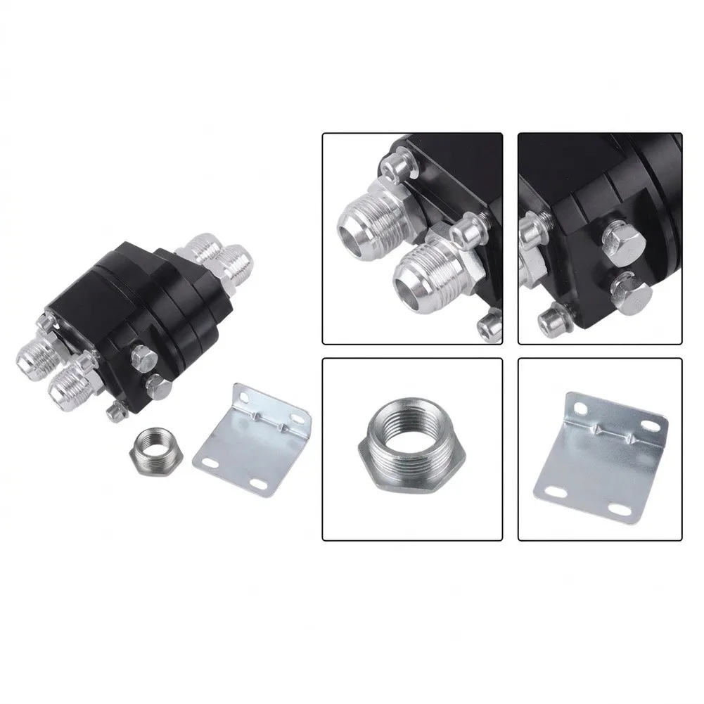 Male Oil Filter Relocation Sandwich Fitting Adapter Kit for and M20x1.5 Thread Applications Compatible with Most Vehicles