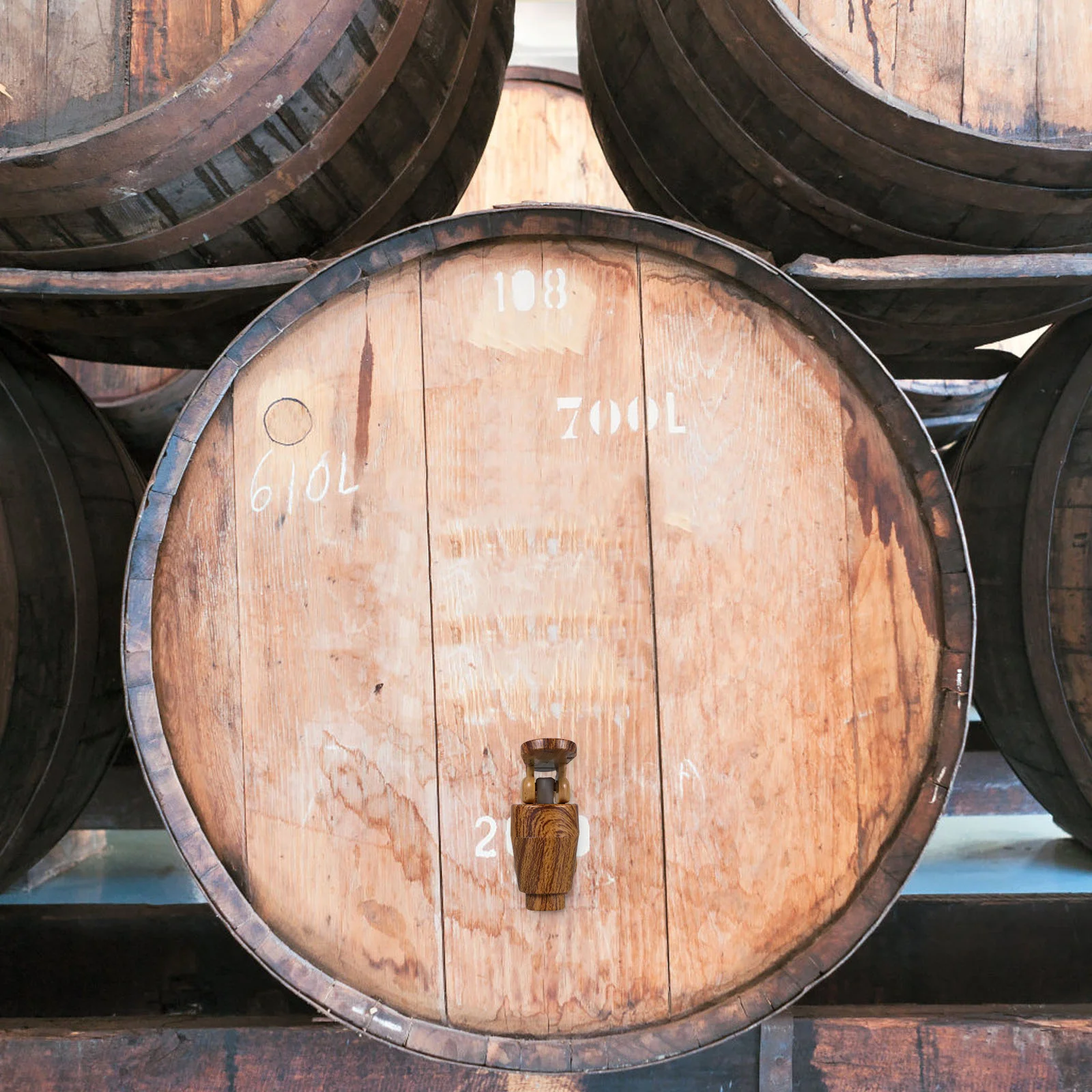 

Plastic Wine Bucket Faucet Replacement 2 Sets Spigot and Stopper Kit for Wine Barrel Accessory Leak Proof Bar Fitting Cork