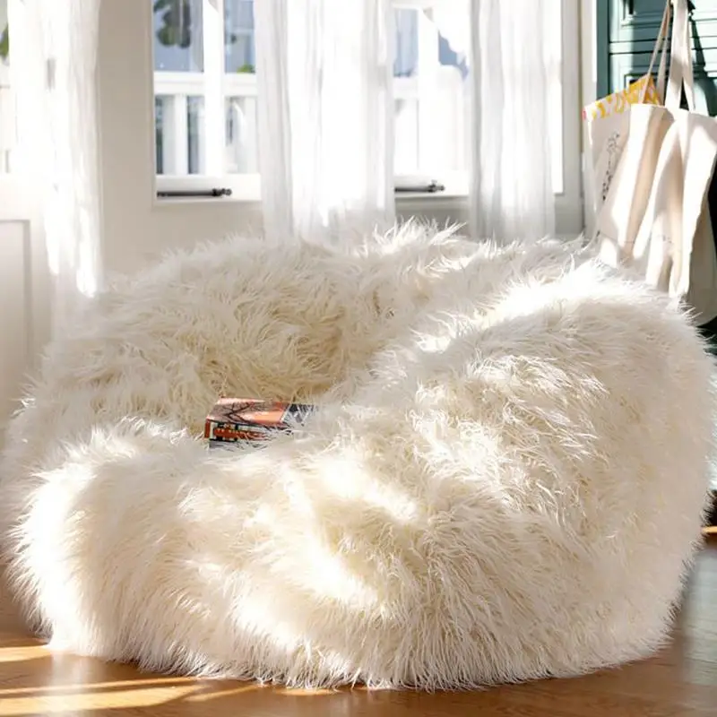 Lazy sofa bean bag plush fashion cute water drop large adult study bedroom bay window sofa