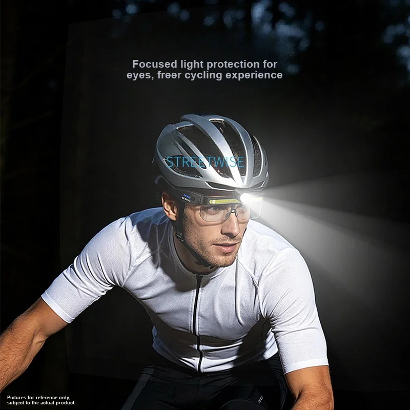 Work Lighting Headlamp Glasses Focus and Flood Dual Light Dustproof Windproof Protective Rechargeable Portable