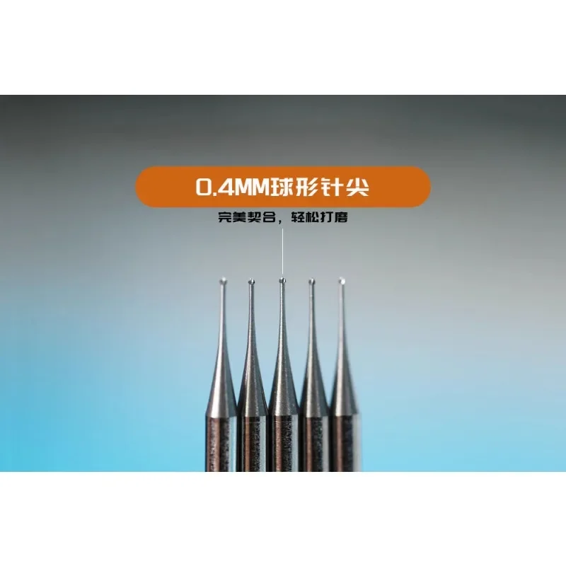 Aguja de pulir Rabbitfix 0.3mm/0.4mm, ultra fina y de alta dureza, con mango de 2.35mm, herramienta para grabar y reparar teléfonos móviles 2