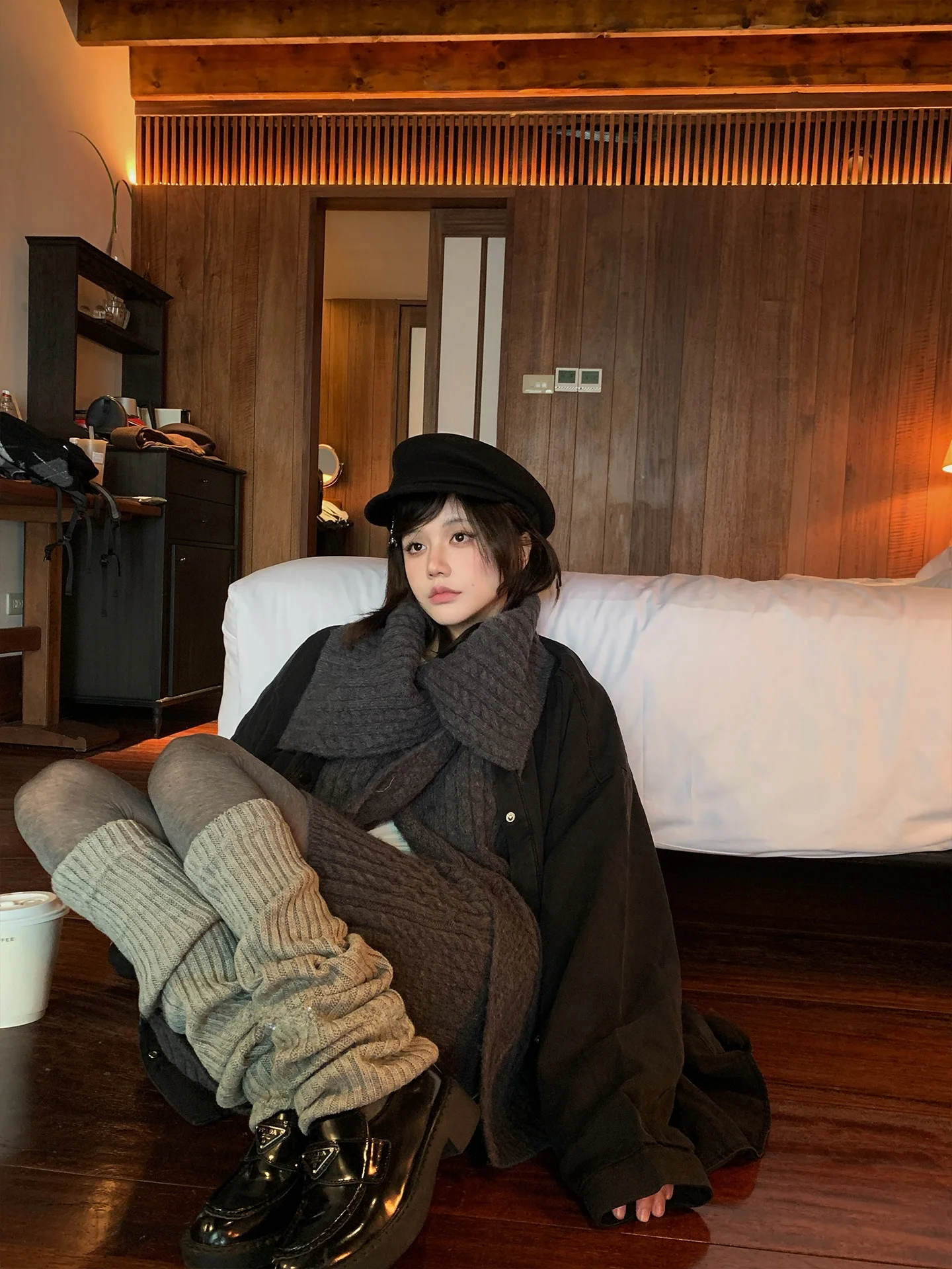 

Forlions Cotton irt Jaet Casual Sle Loose Simple Quali Workwear ort Outerwear for Women Rebel Aosphere