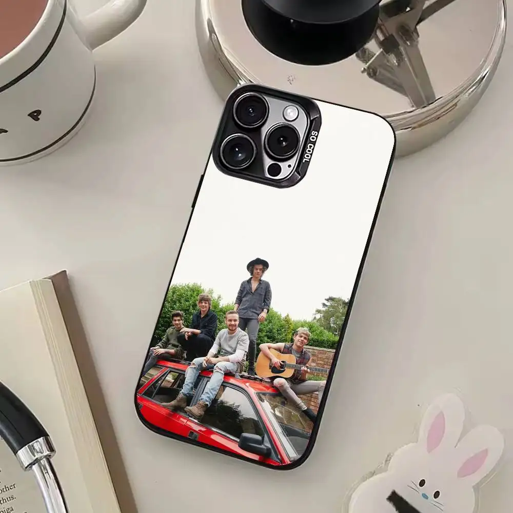 One D-Direction-ES Band OD Phone Case For iPhone 17, 16,15,14,13,12,11 Plus,Pro Max, Colorful Silver Funda Cover