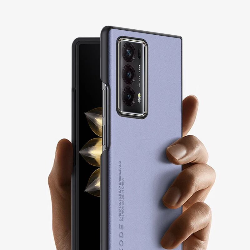 Luxury Leather Case For Honor Magic V3 V Back Cover Matte Silicone Protection Phone Case For Honor Magic V2 RSR Porsche Design