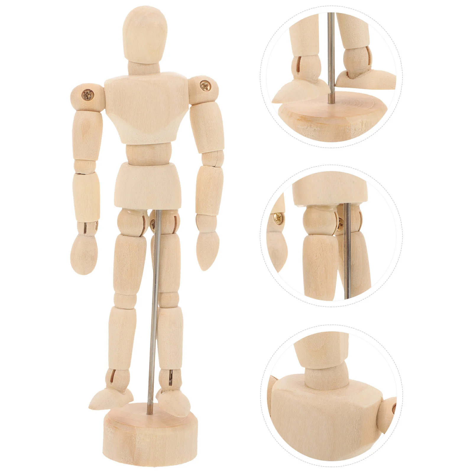 Maniquíes Figura de maniquí Manaquin Juguetes para bebés Modelo Woodenc Accesorio humano Dibujo Móvil