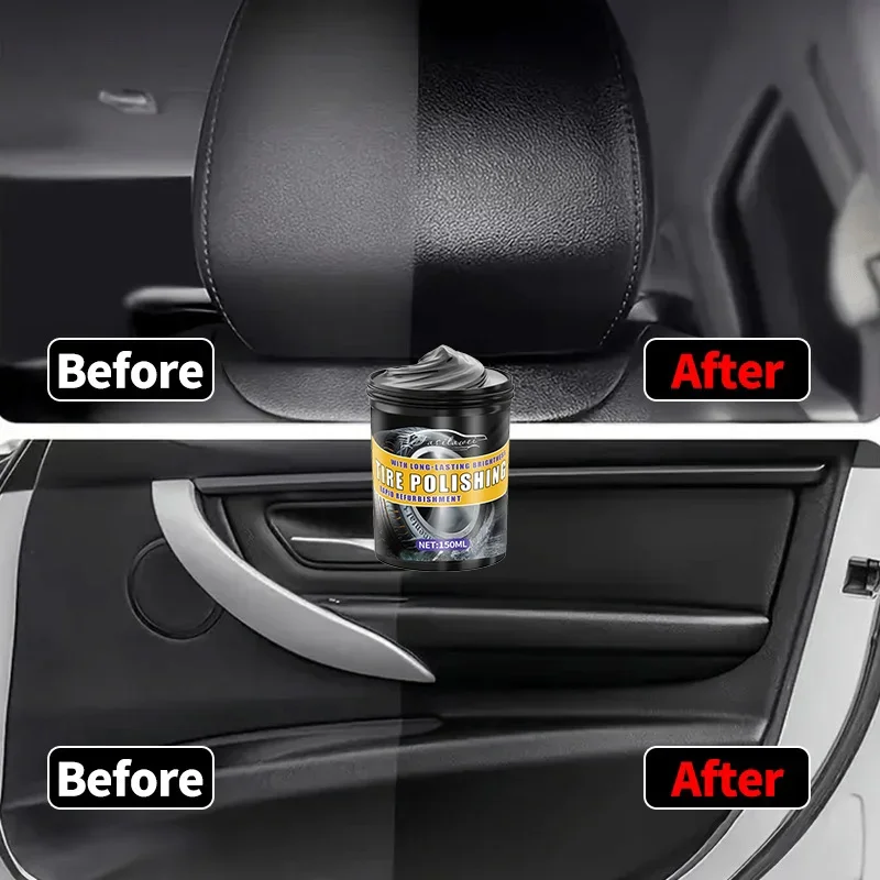 HUB Ceramic Glaze & Graphene Inside Job Car Interior Wax - 150g Fit for Dashboard, Seats & Central Control Panel, Anti-Aging