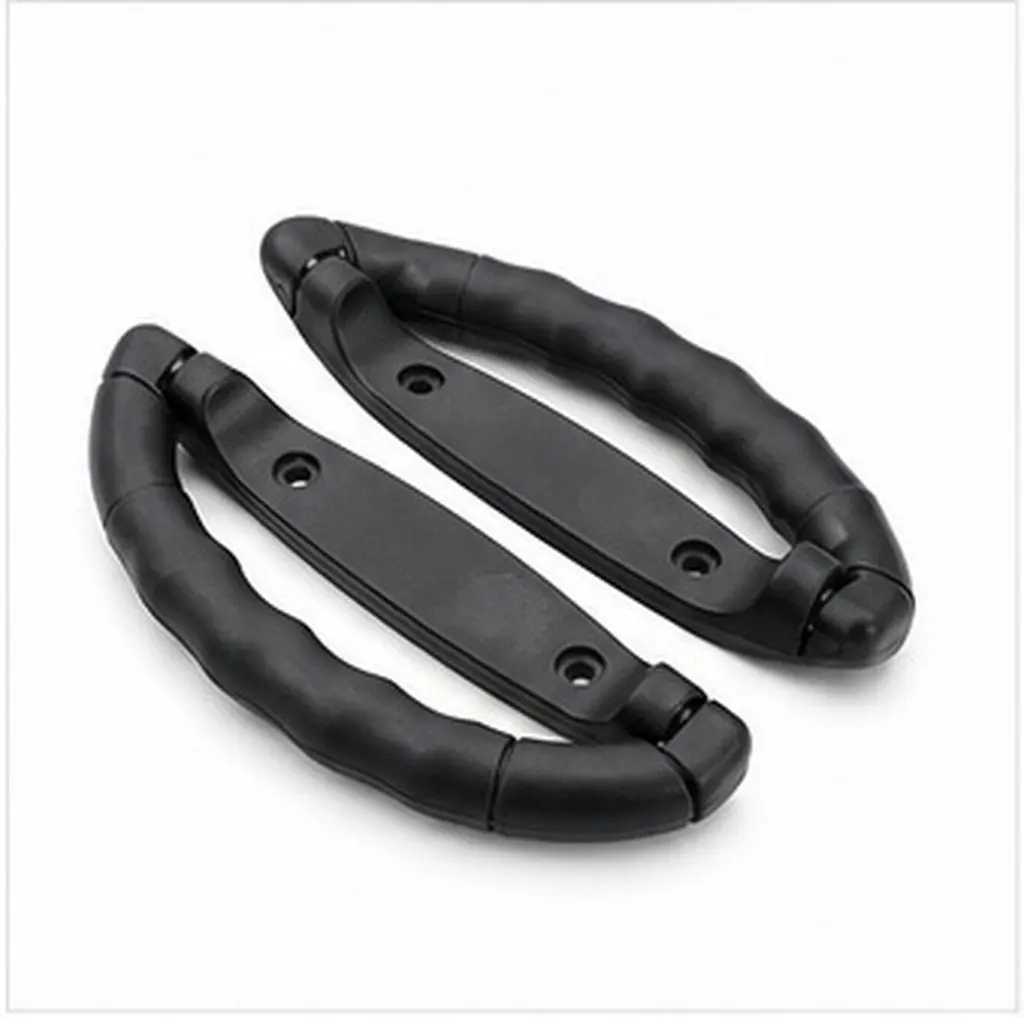 2Pcs Battery Case Handles Hidden Foldable Plastic Handle Replacement Parts for Storage Case Accessories High Durability