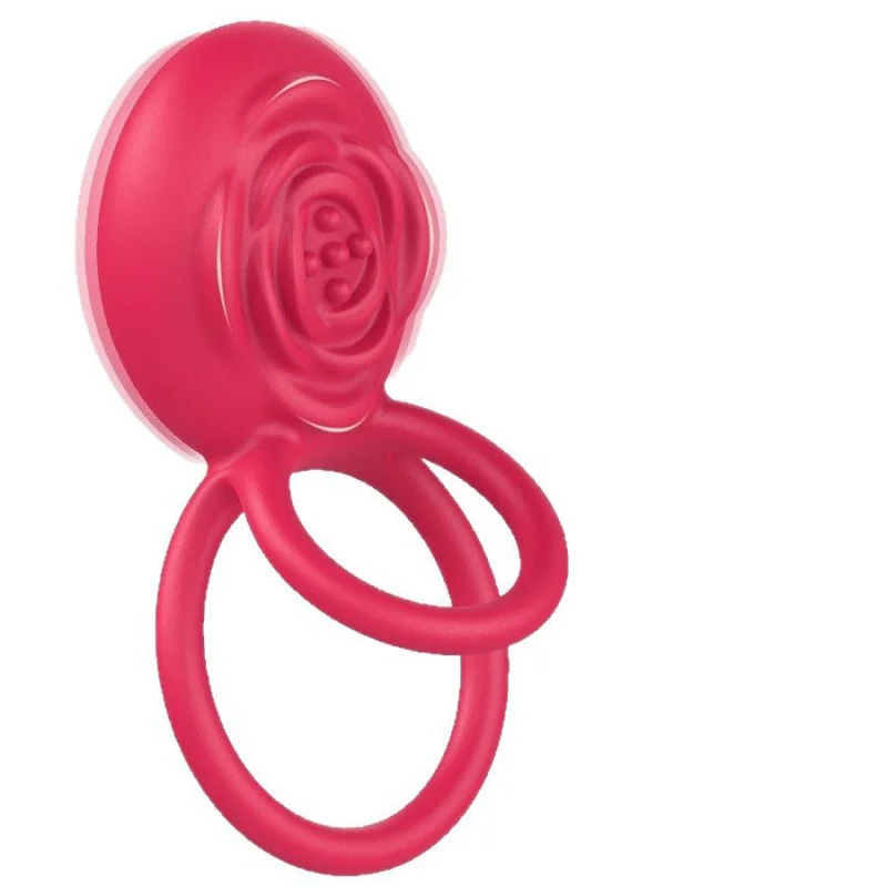 App Rose Anel de travamento vestível para homens, vibração forte, casal, masturbador compartilhado, vibratório para homens