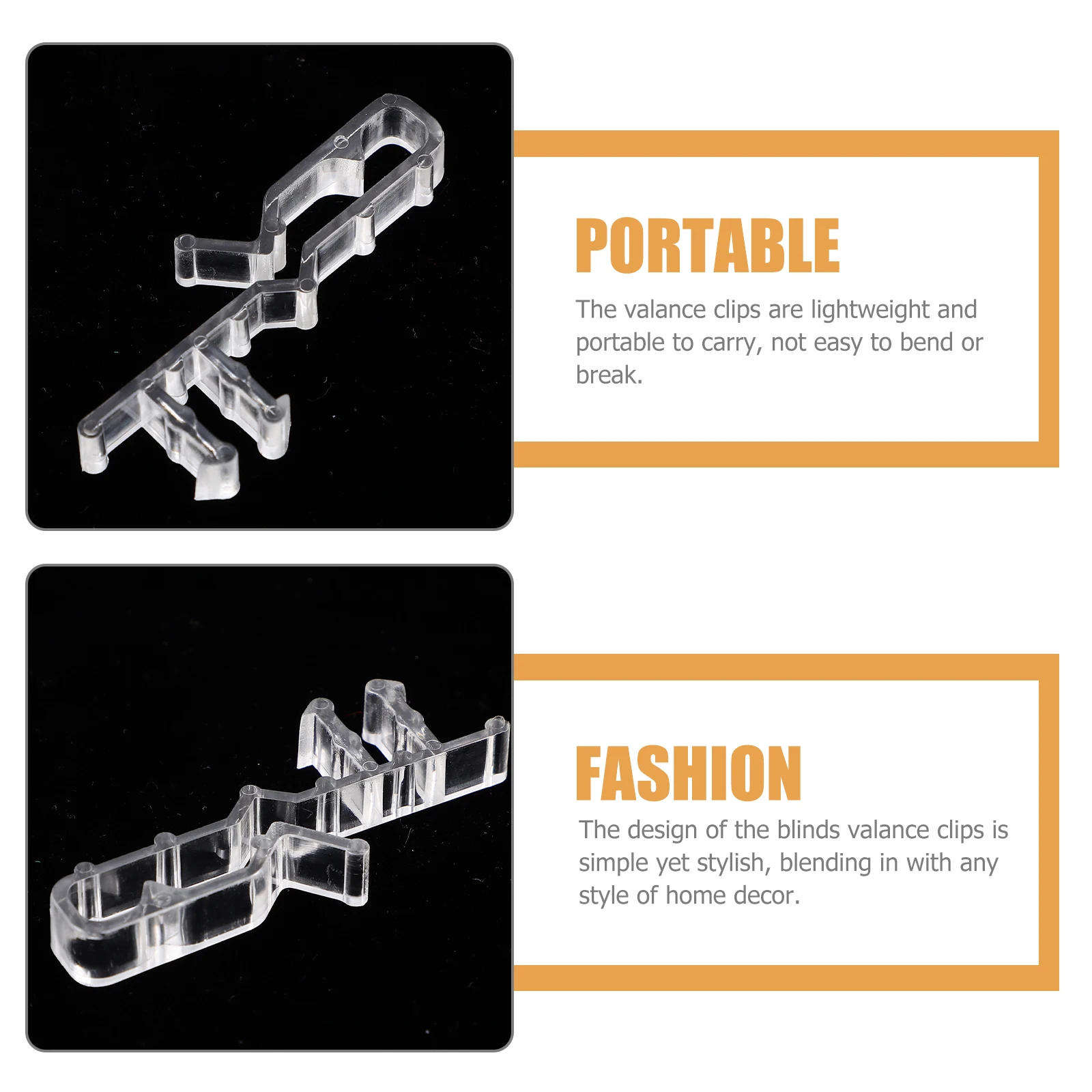 

12 Pcs Curtains Blinds Blind Repair Clear Replacement Parts Window Blind Repair Hidden Clear Clips Home Office
