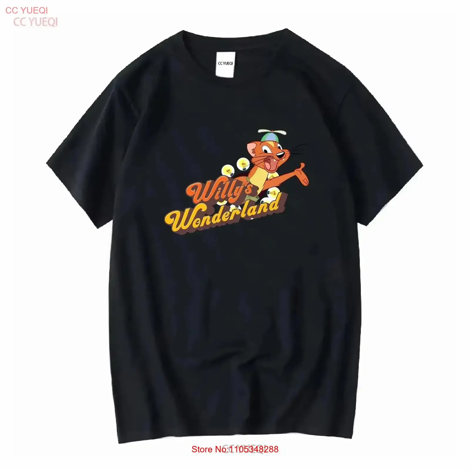 Willy's Wonderland Logo shirt Halloween T Nicolas Cage Funny Horror CulT vintage Washed Stretched vintage Washed Casual graphic