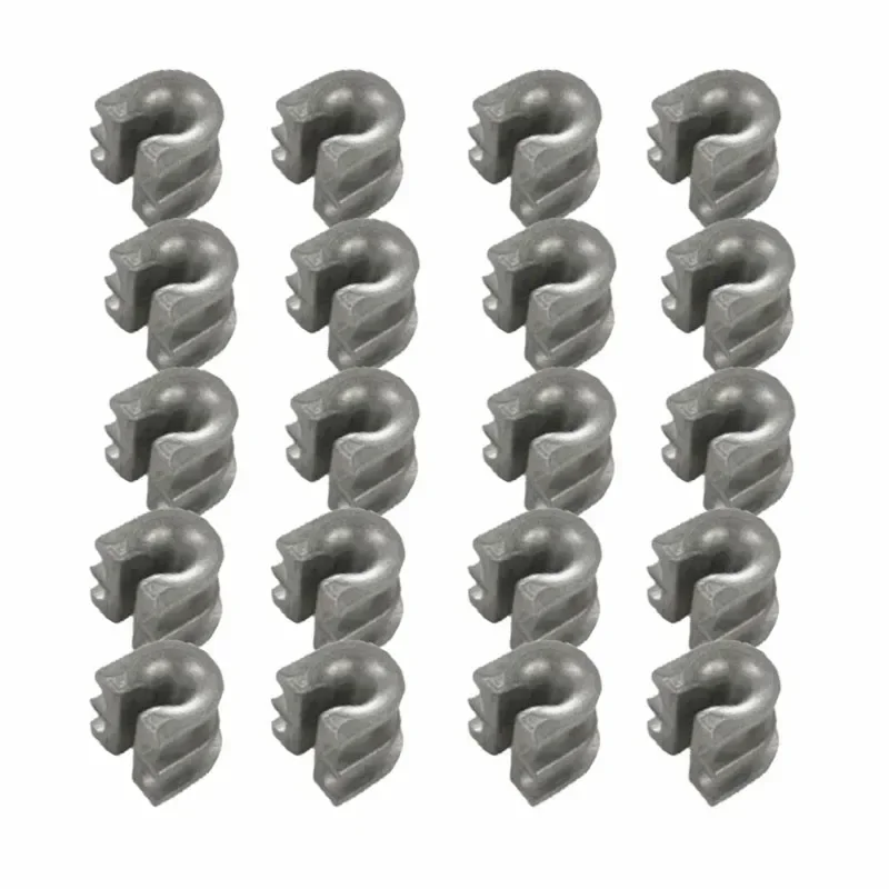 Mangas de ojales de repuesto, herramientas plateadas, recortadora, 20 piezas, 713, 8301, corte automático de aluminio para Stihl 4002, reemplazo conveniente