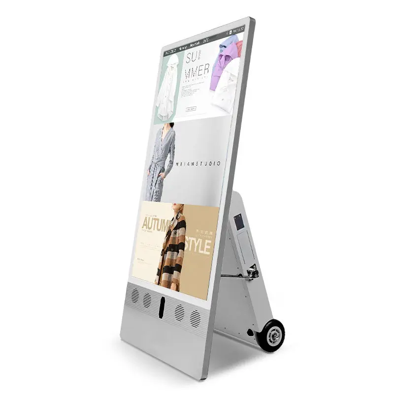 

Portable charging outdoor promotional screen