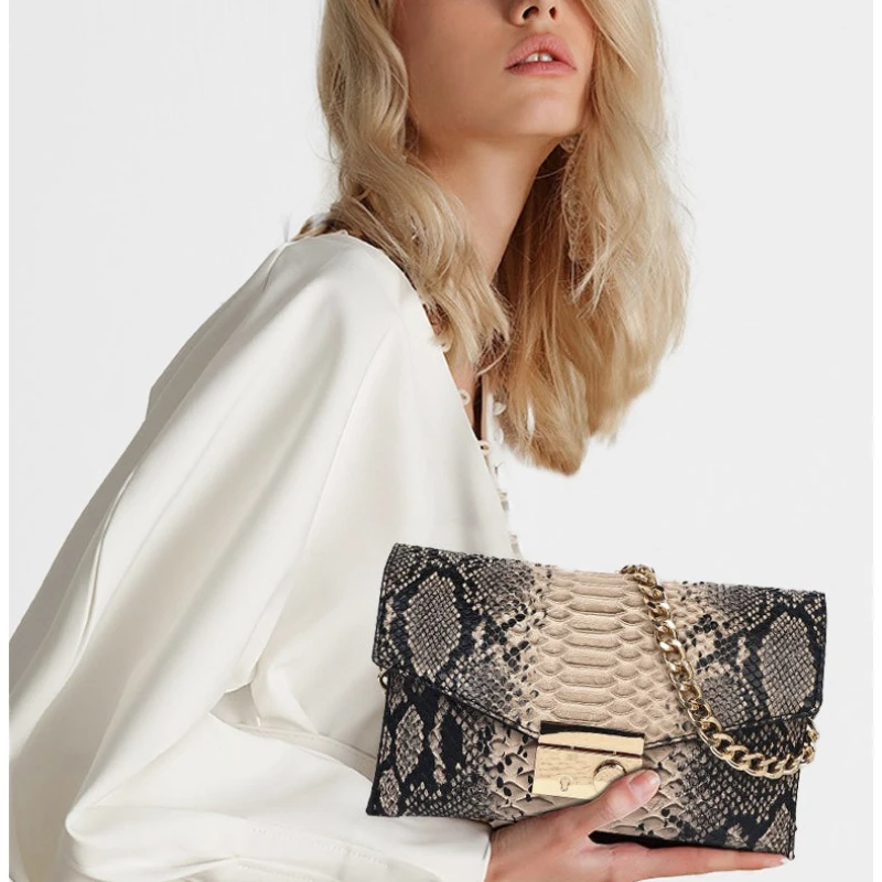 Serpentine Crossbody Bag Women's Small Square Bag Armpit Bag Large Capacity Women's Bag
