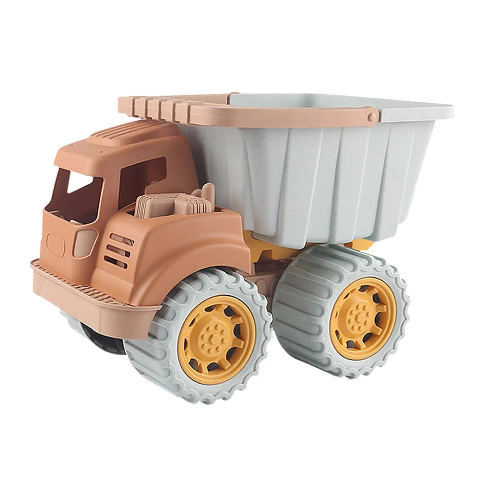 Toddler Construction Vehicle Toy Dump Truck with Working Bed for Sandbox Beach Playset Mini Car for Kids Motor Skills